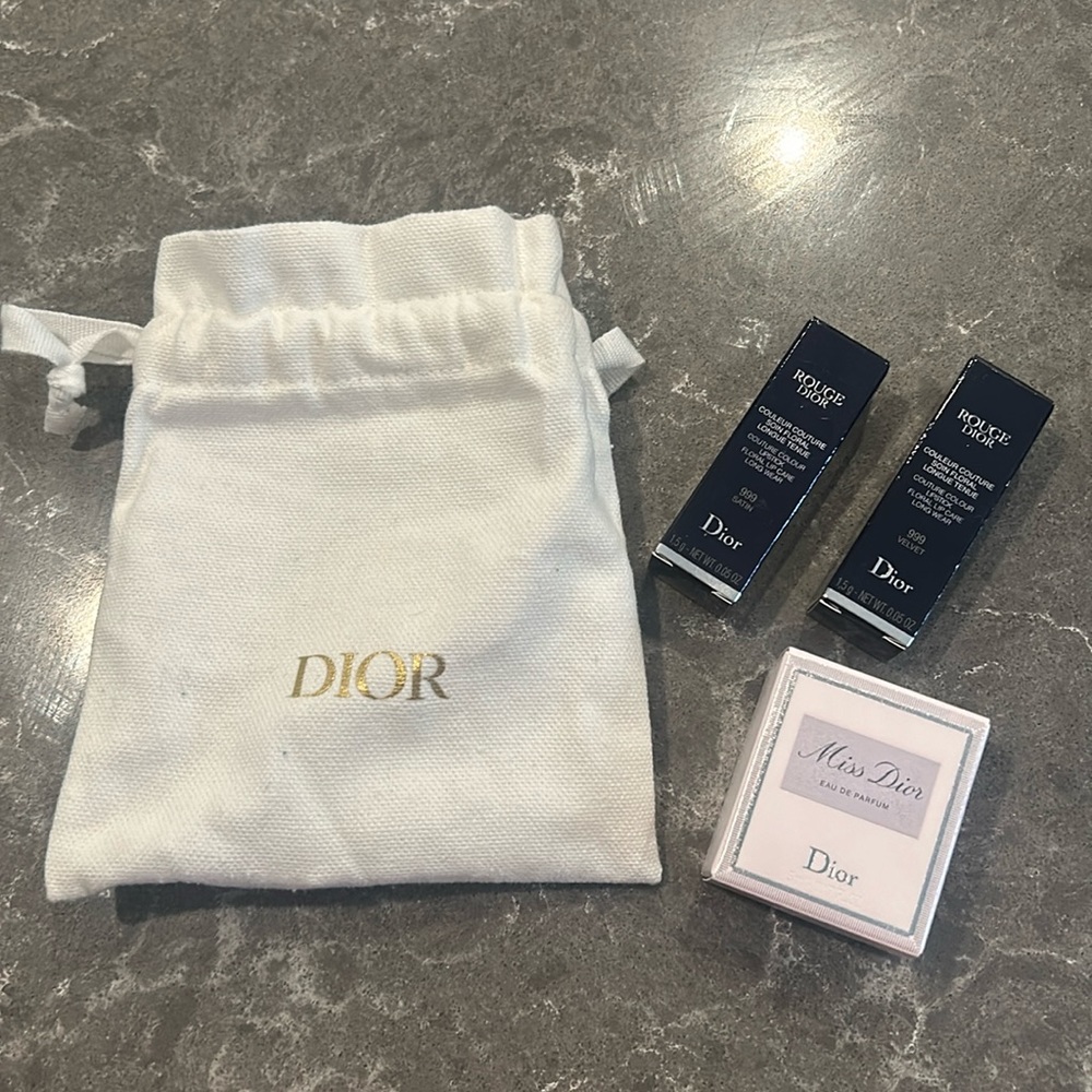 Brand new Dior mini lipsticks